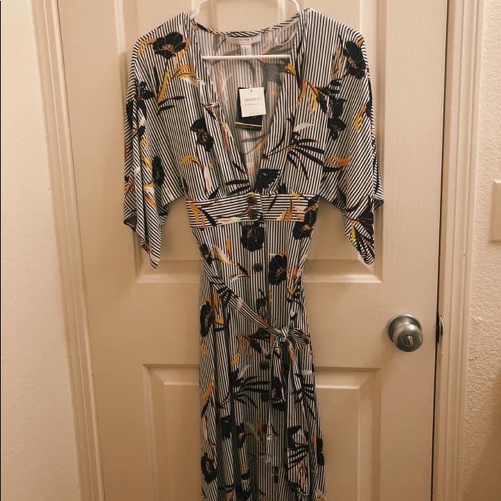 long floral dress